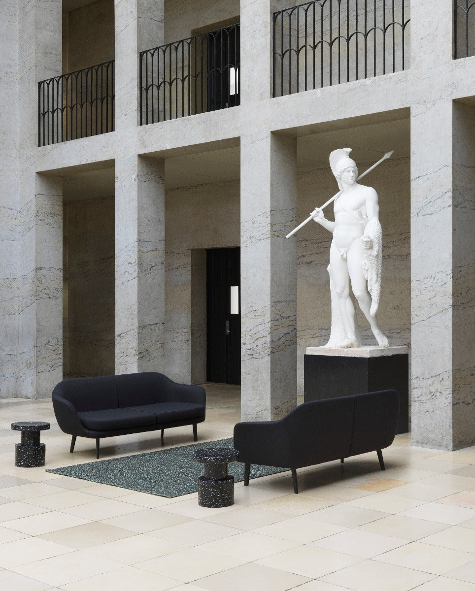 Normann Copenhagen Bit skammel - sort multi - Bahne